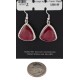 Certified Authentic Handmade Navajo .925 Sterling Silver Natural Red Jasper Native American Dangle Earrings 97007-2