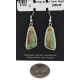 Certified Authentic Handmade Navajo .925 Sterling Silver Natural Turquoise Native American Dangle Earrings 97008-2
