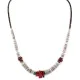 .925 Sterling Silver Navajo Certified Authentic Coral and Natural Turquoise Graduated Heishi Native American Necklace 95005