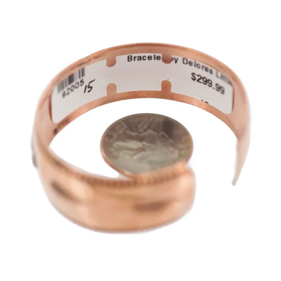 Arrow Head Navajo .925 Sterling Silver Certified Authentic Handmade Native American Pure Copper Bracelet 92005-15 Arrow Head Navajo .925 Sterling Silver Certified Authentic Handmade Native American Pure Copper Bracelet 92005-15