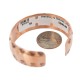 Certified Authentic Horse Navajo .925 Sterling Silver Handmade Native American Pure Copper Bracelet 92005-16