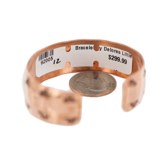 Certified Authentic Navajo Horse .925 Sterling Silver Handmade Native American Pure Copper Bracelet 92005-12 Certified Authentic Navajo Horse .925 Sterling Silver Handmade Native American Pure Copper Bracelet 92005-12
