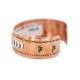 Certified Authentic Navajo .925 Sterling Silver Handmade Horse Native American Pure Copper Bracelet 92005-10