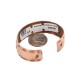 Certified Authentic Navajo .925 Sterling Silver Horse Handmade Native American Pure Copper Bracelet 92005-20