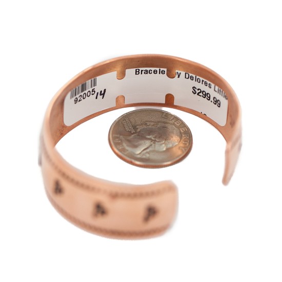 Certified Authentic Navajo .925 Sterling Silver Handmade Arrow head Native American Pure Copper Bracelet 92005-14 Certified Authentic Navajo .925 Sterling Silver Handmade Arrow head Native American Pure Copper Bracelet 92005-14