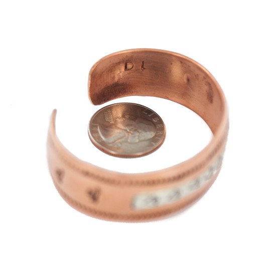 Certified Authentic Navajo .925 Sterling Silver Handmade Arrow head Native American Pure Copper Bracelet 92005-14 Certified Authentic Navajo .925 Sterling Silver Handmade Arrow head Native American Pure Copper Bracelet 92005-14