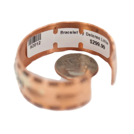 Certified Authentic Navajo Feather Arrow head .925 Sterling Silver Handmade Native American Pure Copper Bracelet 92012 Certified Authentic Navajo Feather Arrow head .925 Sterling Silver Handmade Native American Pure Copper Bracelet 92012