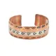 Certified Authentic Navajo Feather Arrow head .925 Sterling Silver Handmade Native American Pure Copper Bracelet 92012 Certified Authentic Navajo Feather Arrow head .925 Sterling Silver Handmade Native American Pure Copper Bracelet 92012