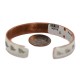 Handmade Certified Authentic Navajo Bear paw .925 Sterling Silver and Pure Copper Native American Bracelet  92014-2