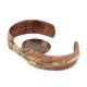 Handmade Brass Navajo Certified Authentic Native American Pure Copper Bracelet  92023-2
