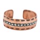 Certified Authentic Horse Maze Handmade Navajo .925 Sterling Silver Native American Pure Copper Bracelet  92018-10