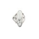 .925 Sterling Silver Navajo Certified Authentic Handmade White Howlite Native American Ring size 5 1/2 96010 .925 Sterling Silver Navajo Certified Authentic Handmade White Howlite Native American Ring size 5 1/2 96010