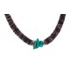 Navajo .925 Sterling Silver Certified Authentic Natural Turquoise Graduated Heishi Native American Necklace 95004-8 Navajo .925 Sterling Silver Certified Authentic Natural Turquoise Graduated Heishi Native American Necklace 95004-8