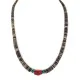 .925 Sterling Silver Certified Authentic Navajo Natural Turquoise Graduated Heishi Coral Native American Necklace 95004-10 .925 Sterling Silver Certified Authentic Navajo Natural Turquoise Graduated Heishi Coral Native American Necklace 95004-10