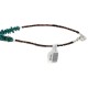 .925 Sterling Silver Deer Handmade Certified Authentic Navajo Natural Turquoise Native American Necklace 94009-3-750124