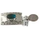 Certified Authentic Handmade Bear Paw Nickel Navajo Natural Turquoise Native American Pendant 94005-2 Certified Authentic Handmade Bear Paw Nickel Navajo Natural Turquoise Native American Pendant 94005-2