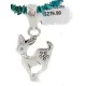 .925 Sterling Silver Deer Handmade Certified Authentic Navajo Natural Turquoise Native American Necklace 94009-3-750124 .925 Sterling Silver Deer Handmade Certified Authentic Navajo Natural Turquoise Native American Necklace 94009-3-750124
