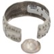 Certified Authentic Handmade Navajo Natural Turquoise Native American Nickel Bracelet 92001-2