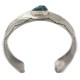 Certified Authentic Handmade Navajo Natural Turquoise Native American Nickel Bracelet 92001-3 Certified Authentic Handmade Navajo Natural Turquoise Native American Nickel Bracelet 92001-3