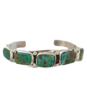 .925 Sterling Silver Certified Authentic Handmade Navajo Natural Turquoise Native American Bracelet 92002-2 .925 Sterling Silver Certified Authentic Handmade Navajo Natural Turquoise Native American Bracelet 92002-2