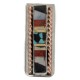 Navajo Handmade Certified Authentic Pure .925 Sterling Silver Copper Inlaid Natural Turquoise Mother of Pearl Spiny Oyster Black Onyx Native American Nickel Money Clip 91001-4