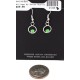Certified Authentic Navajo .925 Sterling Silver Natural Gaspeite Native American Dangle Earrings 27226-3 Certified Authentic Navajo .925 Sterling Silver Natural Gaspeite Native American Dangle Earrings 27226-3