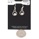 Certified Authentic Navajo .925 Sterling Silver Natural Mother of Pearl Dangle Native American Earrings 27226-5