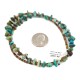 Certified Authentic Navajo .925 Sterling Silver Natural Turquoise Native American Necklace 18194