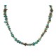 Certified Authentic Navajo .925 Sterling Silver Natural Turquoise Native American Necklace 18194