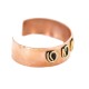 Handmade Certified Authentic Brass Navajo Native American Pure Copper Bracelet 13097-4