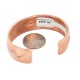 Certified Authentic Bear paw Navajo .925 Sterling Silver Handmade Native American Pure Copper Bracelet  13098-3