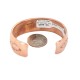 Certified Authentic Bear paw Navajo .925 Sterling Silver Handmade Native American Pure Copper Bracelet  13098-4
