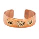 Certified Authentic Navajo Handmade Brass Native American Pure Copper Bracelet  13097-17