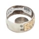 Certified Authentic Navajo Nickel Handmade Native American Brass Bracelet 13113