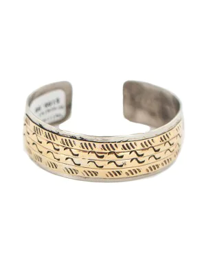 Navajo Nickel Brass Bracelet NB160304210257