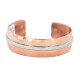 Rare Certified Authentic Navajo Nickel Handmade Native American Pure Copper Bracelet 12947