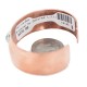 Certified Authentic Handmade Navajo Natural Turquoise Native American Pure Copper Bracelet 13123-1 Certified Authentic Handmade Navajo Natural Turquoise Native American Pure Copper Bracelet 13123-1