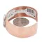 Certified Authentic Navajo Handmade Natural Mother of Pearl Native American Pure Copper Bracelet 13123-2