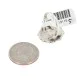 Sun Navajo Certified Authentic .925 Sterling Silver Handmade White Howlite Native American Ring 13115-5