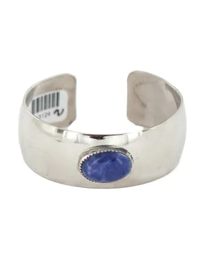 Certified Authentic Navajo Handmade Natural Lapis Native American Nickel Bracelet 13124-2 Certified Authentic Navajo Handmade Natural Lapis Native American Nickel Bracelet 13124-2