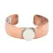 Certified Authentic Navajo Handmade Natural Mother of Pearl Native American Pure Copper Bracelet 13123-2