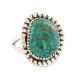 Navajo .925 Sterling Silver Certified Authentic Handmade Turquoise Native American Ring Size 9 18202-4