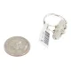 Navajo .925 Sterling Silver Certified Authentic Handmade Natural Gaspeite Native American Ring Size 9 1/4 13114-3 Navajo .925 Sterling Silver Certified Authentic Handmade Natural Gaspeite Native American Ring Size 9 1/4 13114-3