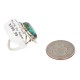 Navajo .925 Sterling Silver Certified Authentic Handmade Turquoise Native American Ring Size 8 18202-3 Navajo .925 Sterling Silver Certified Authentic Handmade Turquoise Native American Ring Size 8 18202-3
