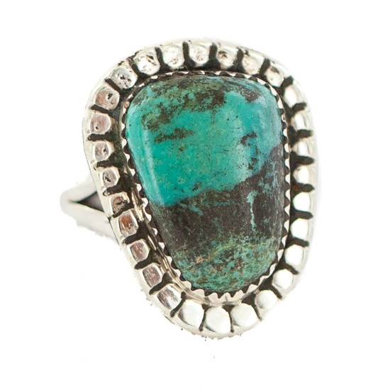 Navajo .925 Sterling Silver Certified Authentic Handmade Turquoise Native American Ring Size 8 18202-3 Navajo .925 Sterling Silver Certified Authentic Handmade Turquoise Native American Ring Size 8 18202-3