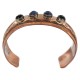 Certified Authentic Navajo .925 Sterling Silver Handmade Natural Lapis and Black Onyx Native American Pure Copper Bracelet 12802-01 All Products NB160313165427 12802-01 (by LomaSiiva)