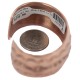 Certified Authentic Navajo Handmade Native American Pure Copper Bracelet 13125-1