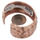 Certified Authentic Navajo Handmade Horny Toad Native American Pure Copper Bracelet 13125-3