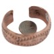 Certified Authentic Navajo Swirl Handmade Native American Pure Copper Bracelet 13125-2 Certified Authentic Navajo Swirl Handmade Native American Pure Copper Bracelet 13125-2