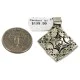 Handmade Certified Authentic Navajo Native American Nickel Pendant 13128-2 Handmade Certified Authentic Navajo Native American Nickel Pendant 13128-2